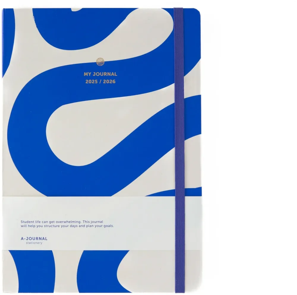 Schoolagenda 25/26 A4 Blauw A-Journal
