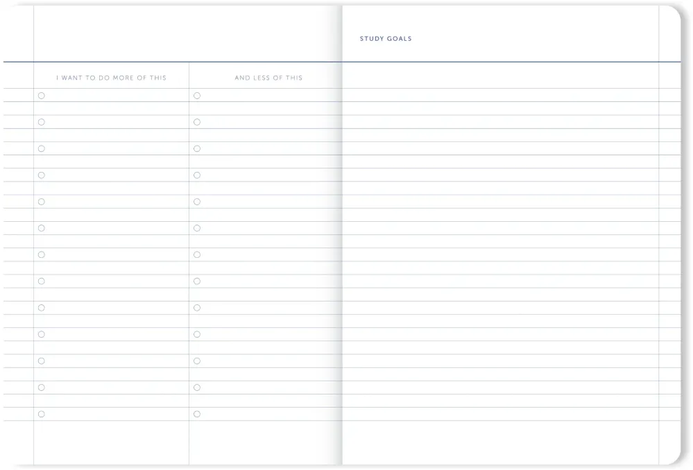 Schoolagenda 25/26 A4 Blauw A-Journal