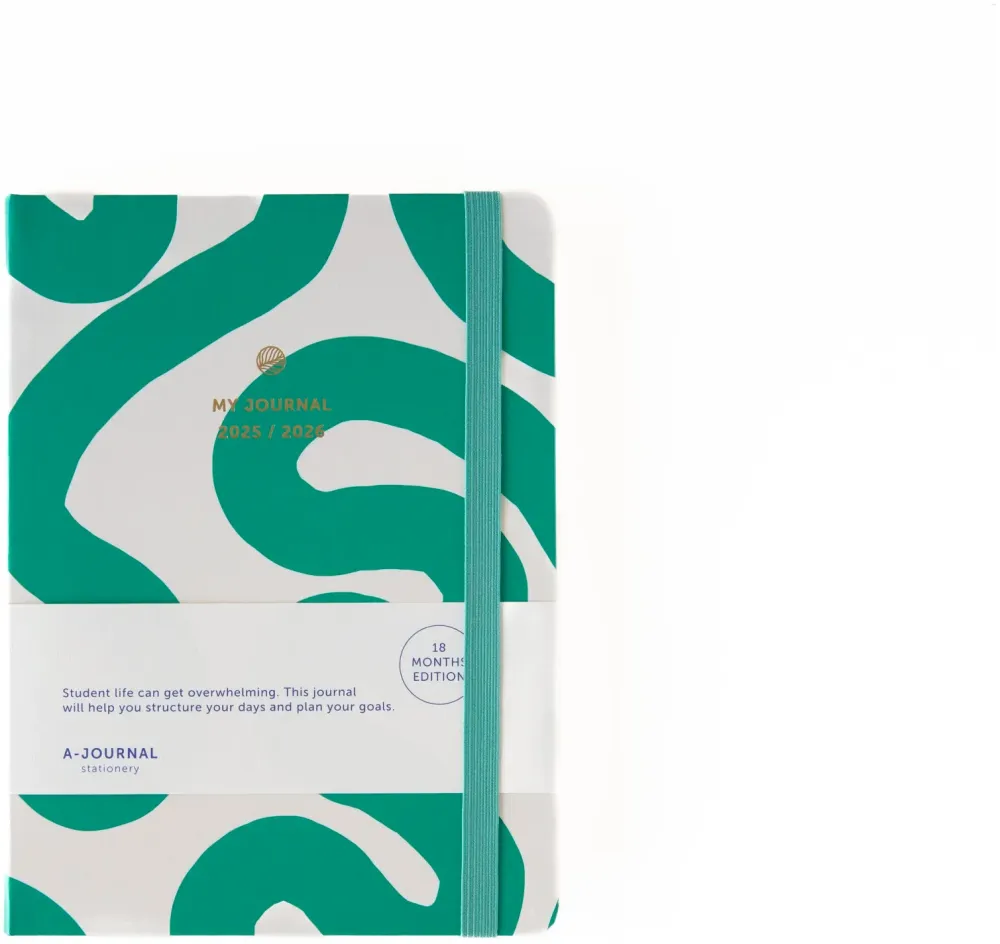 Schoolagenda 25/26 Groen Flow A-Journal