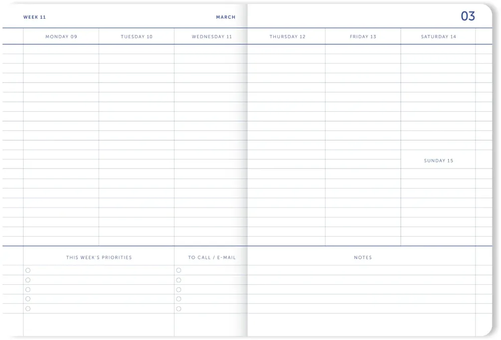 Schoolagenda 25/26 Groen Flow A-Journal