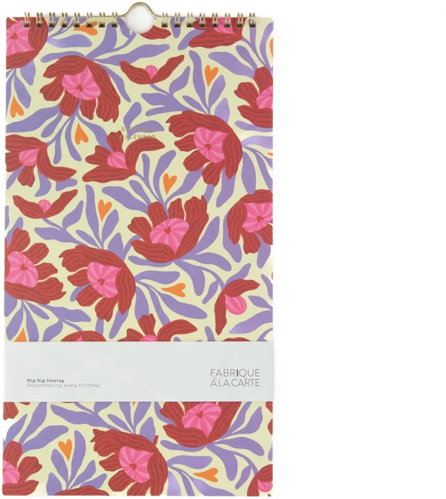 Verjaardagskalender Flowers A-Journal