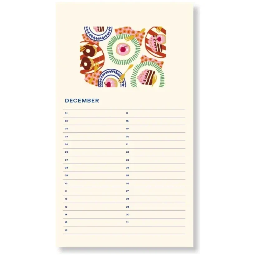 Verjaardagskalender Flowers A-Journal