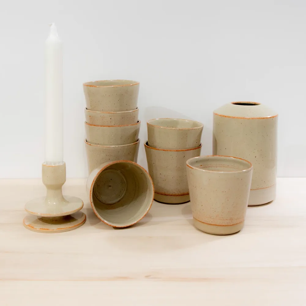 AB Ceramics Beker Geel Beige 20 cl