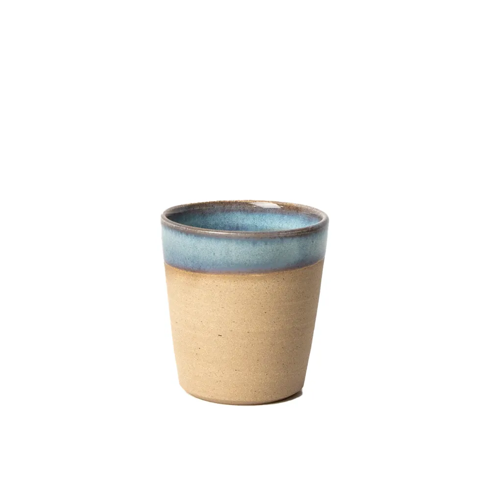 AB Ceramics Beker Geel Opaal/Blauw 20 cl