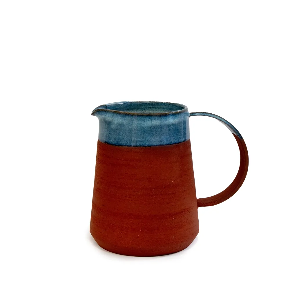 AB Ceramics Karaf 5 Rood Opaal Blauw 100 cl