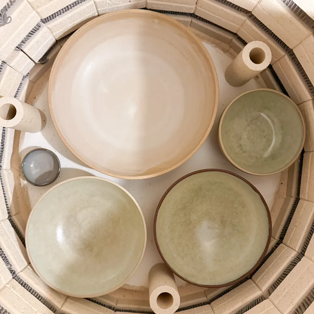 AB Ceramics Noodle Kom Wit Mint D19