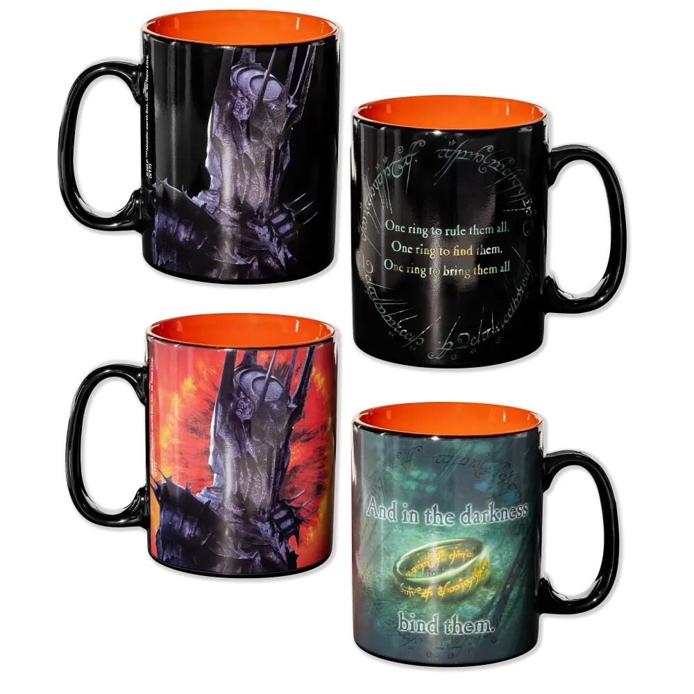 Lord Rings thermo-effect mok "De ring van Sauron". Abysse Corp SARL