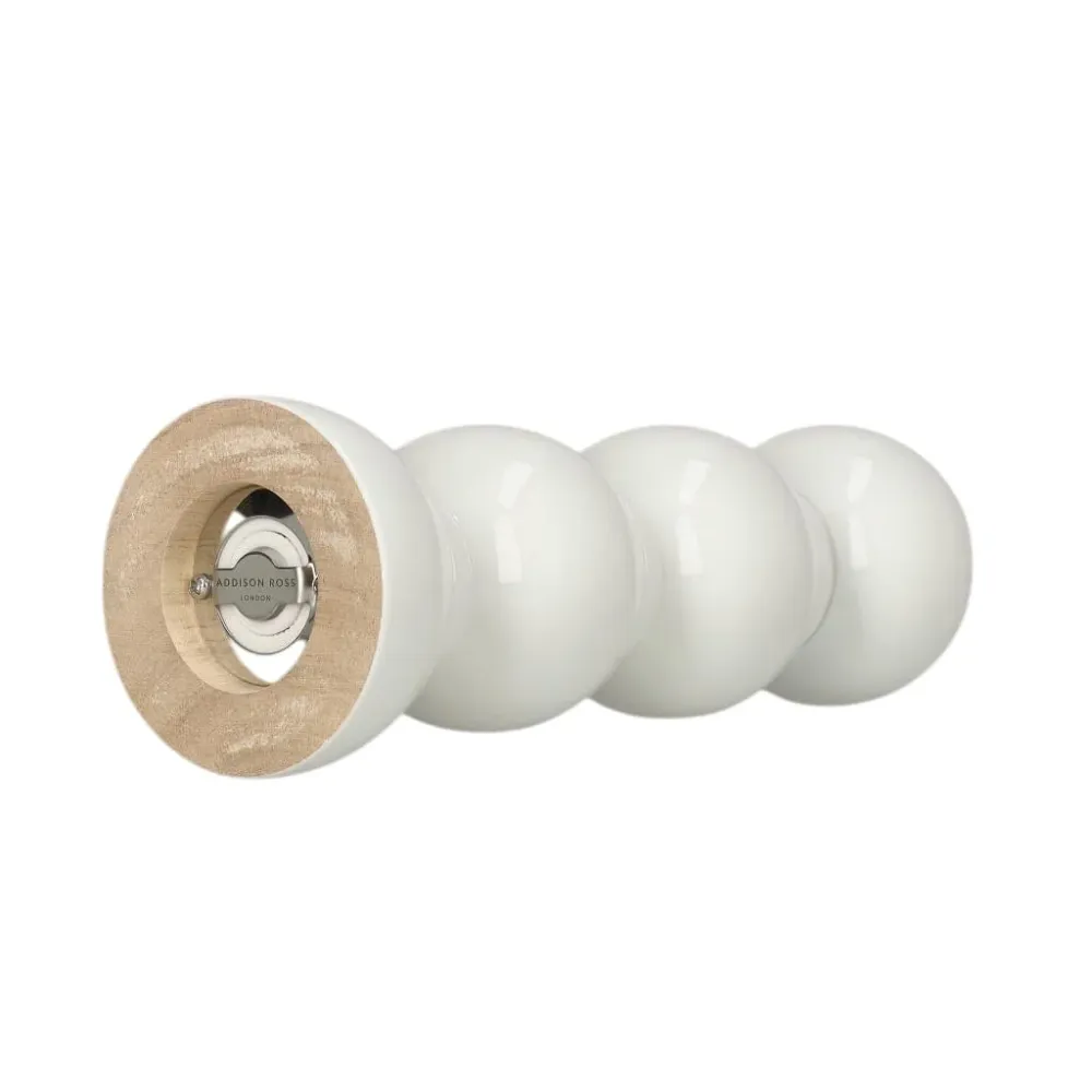 Addison Ross - Bobbin Peper & Zoutmolen Wit 24 cm