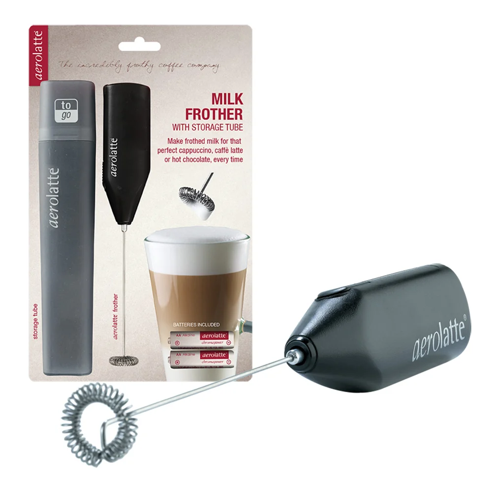 Aerolatte "To Go" Milk Frader met Case (zwart)