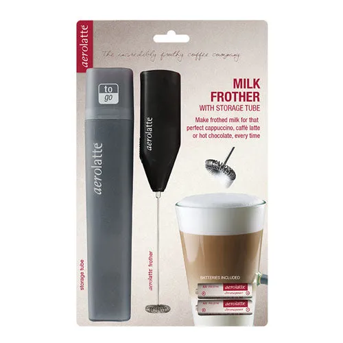 Aerolatte "To Go" Milk Frader met Case (zwart)