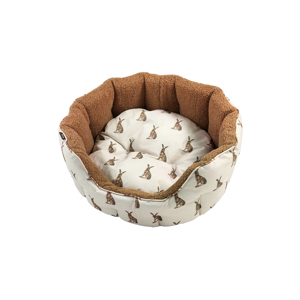 AGA XL huisdier bed met hazenprint (W3562)