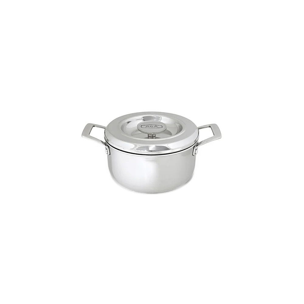AGA Roestvrijstalen Braadpan 16cm met deksel (W3414)