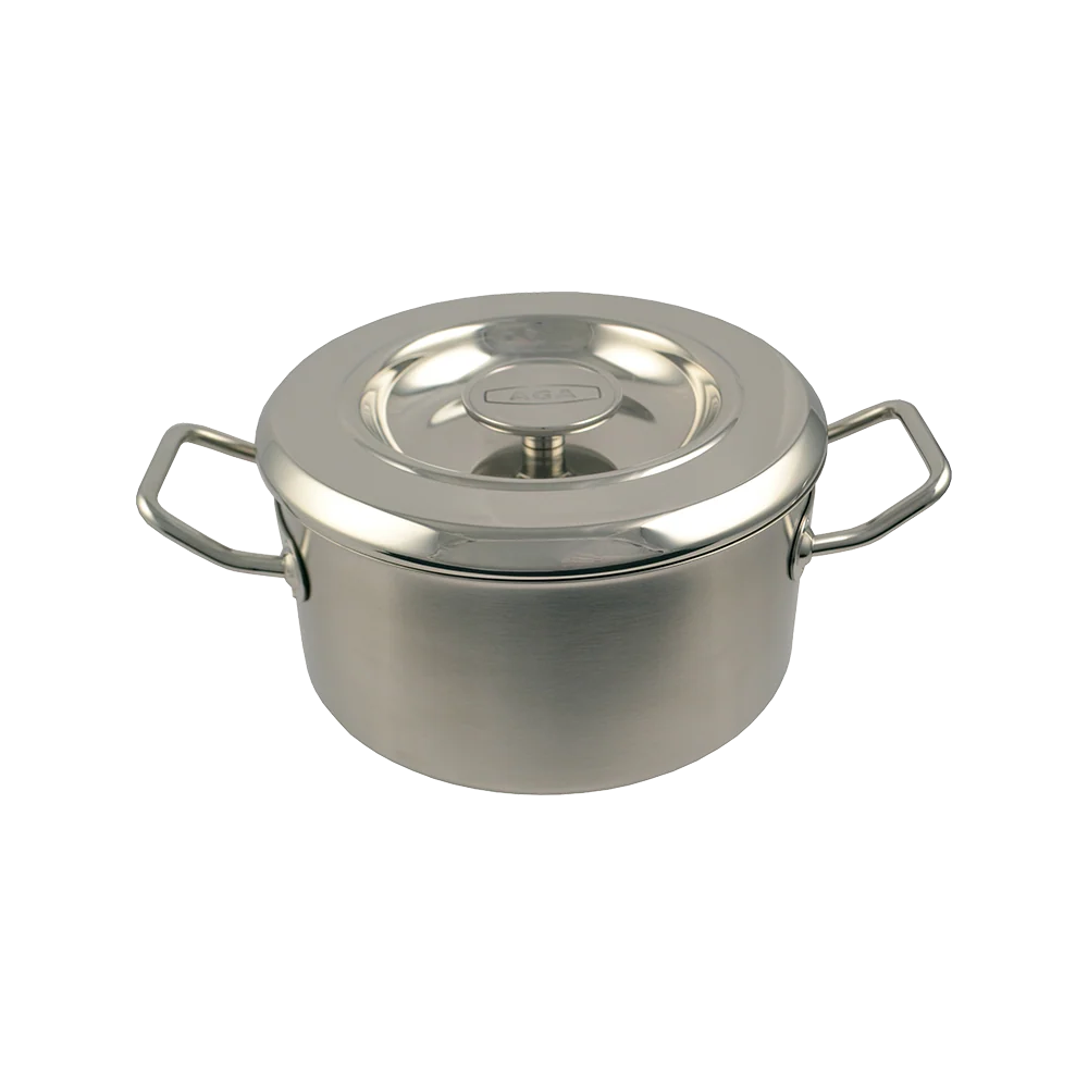 AGA Roestvrijstalen braadpan 22cm met deksel (W3417)