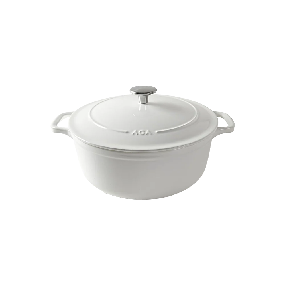 AGA Wit gietijzeren braadpan van 16 cm (W3951)