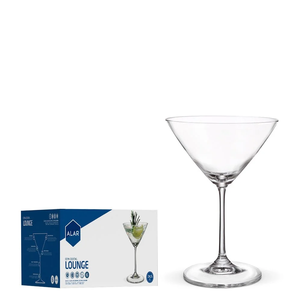 Alar Lounge Martiniglas 24,5 cl - Doos 6 stuks