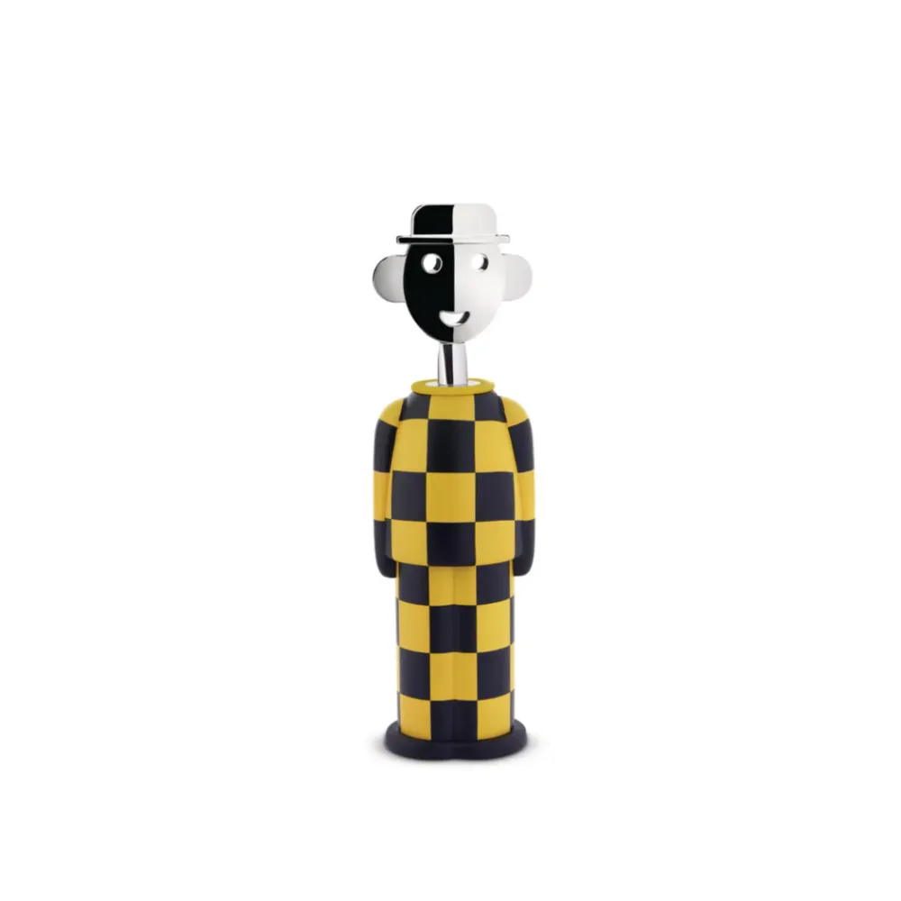 Alessi Alessandro Kurkentrekker Giallo e Nero