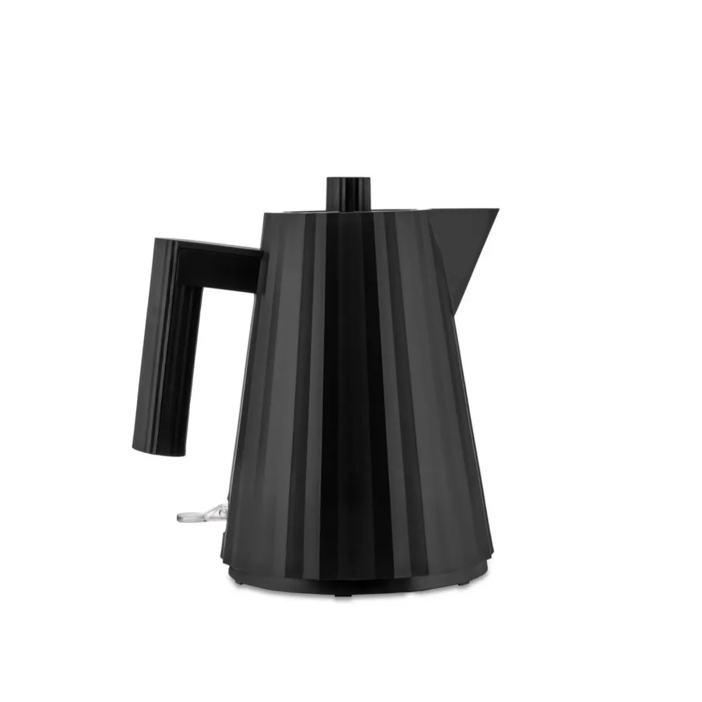Alessi Plissé Elektrische Waterkoker Zwart 1 l