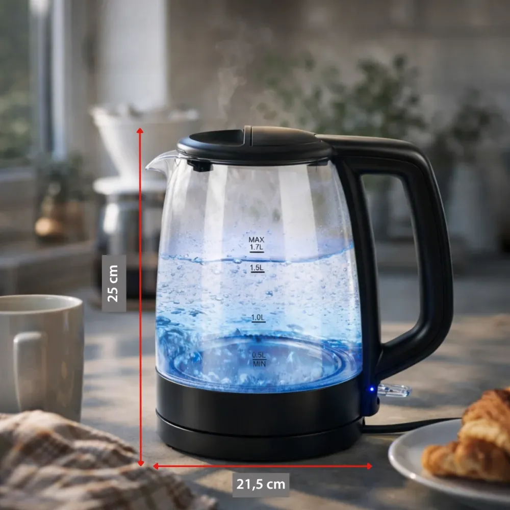 Glass Kettle 1,7L alpina