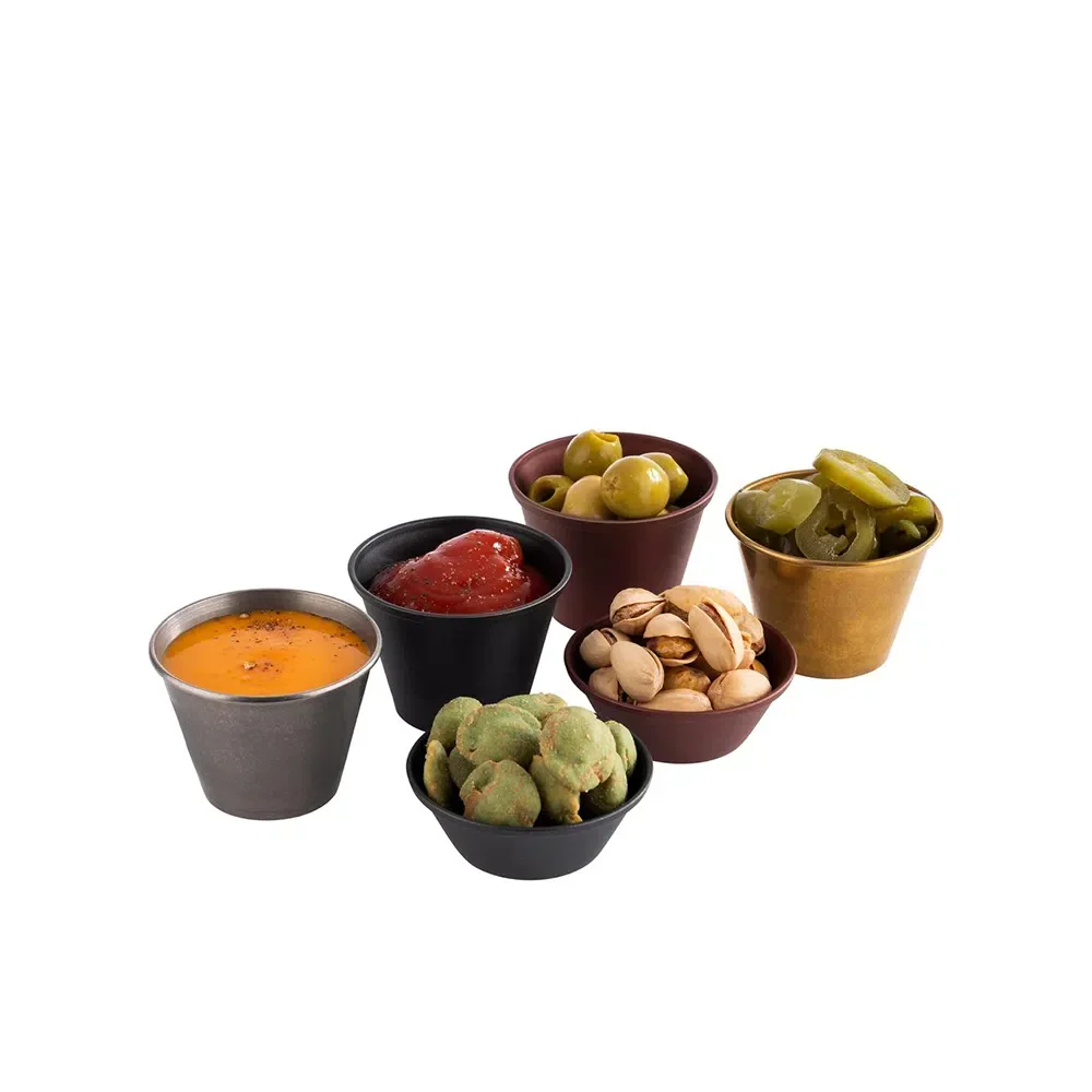 Dip Bowl Antique Gold Look 40 ml 6/set APS