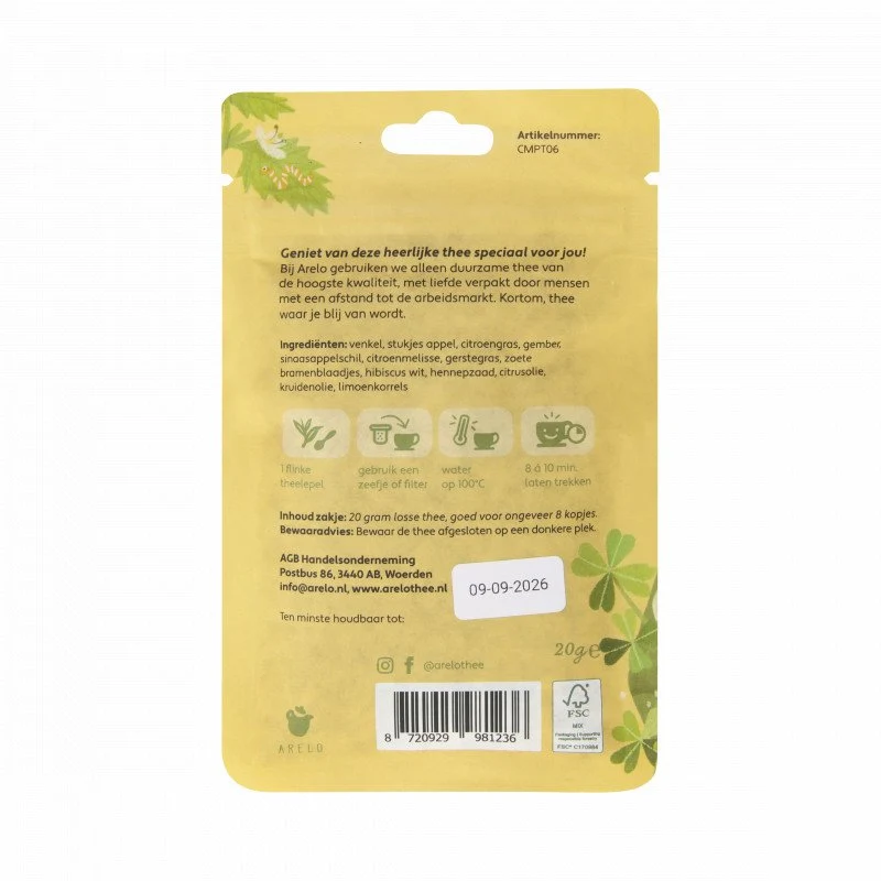 Thee "Jij verdient geluk" Arelo