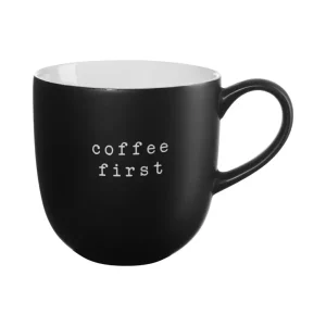 ASA mug, coffee first D. 9,5 cm, H. 9,5 cm, 0,35 l.