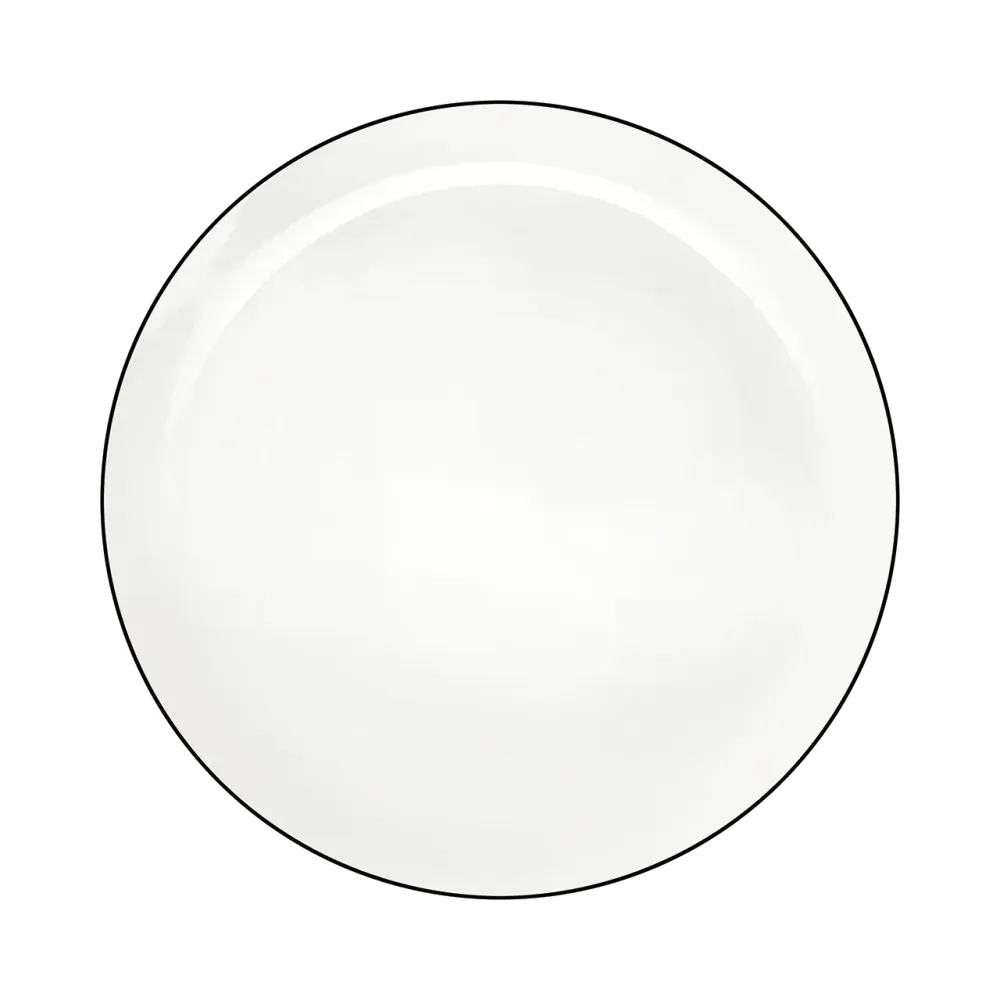 ASA Selection Ontbijtborden / Dessertborden Table Ligne Noire ø 21 cm - 4 Stuks
