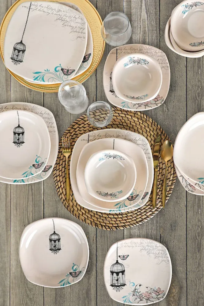 24-delige serviesset Birdcage Asir Group
