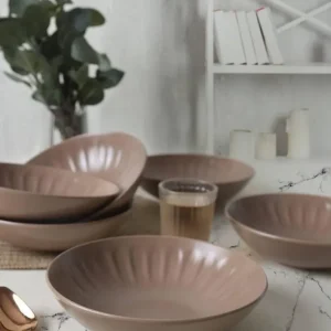 Set van 6 borden Darius keramiek Asir Group