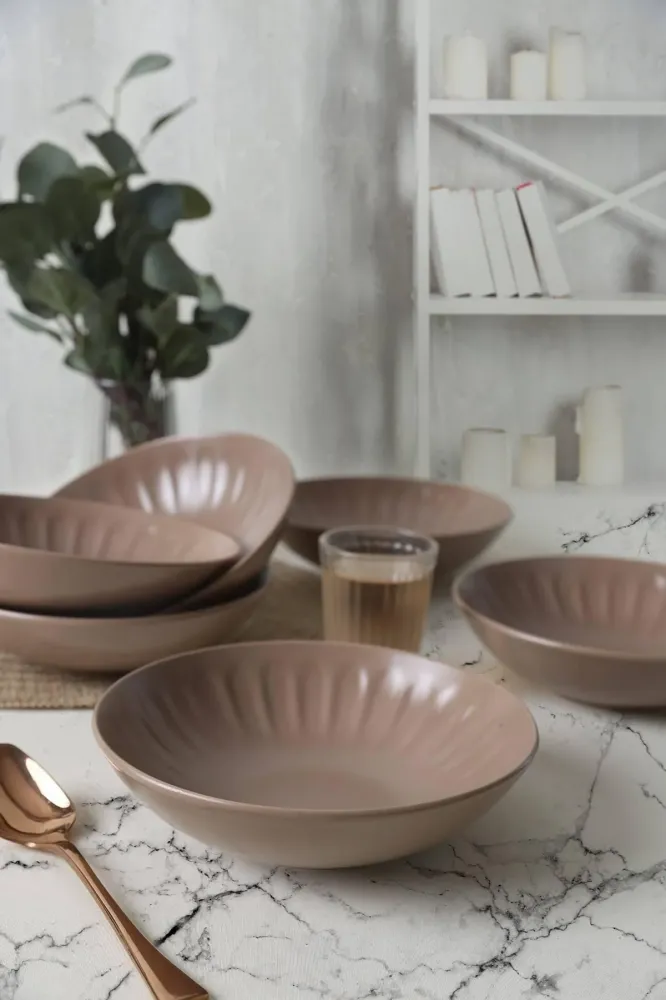 Set van 6 borden Darius keramiek Asir Group