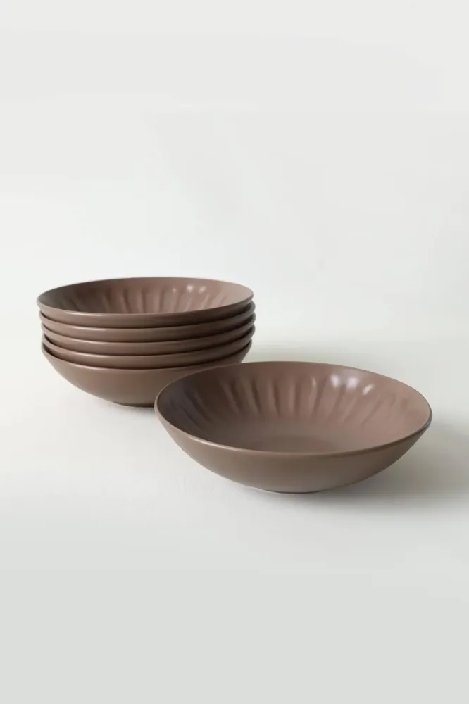 Set van 6 borden Darius keramiek Asir Group