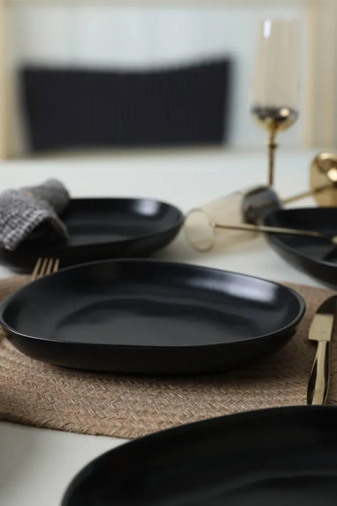 Set van 6 borden Eloy keramiek Asir Group
