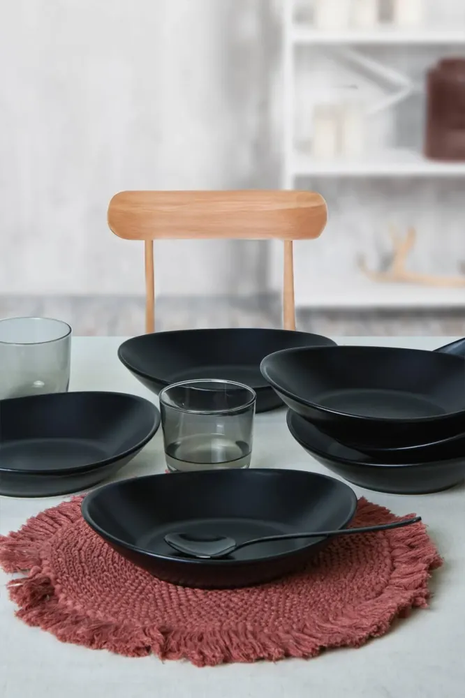 Set van 6 borden Yuzu keramiek Asir Group