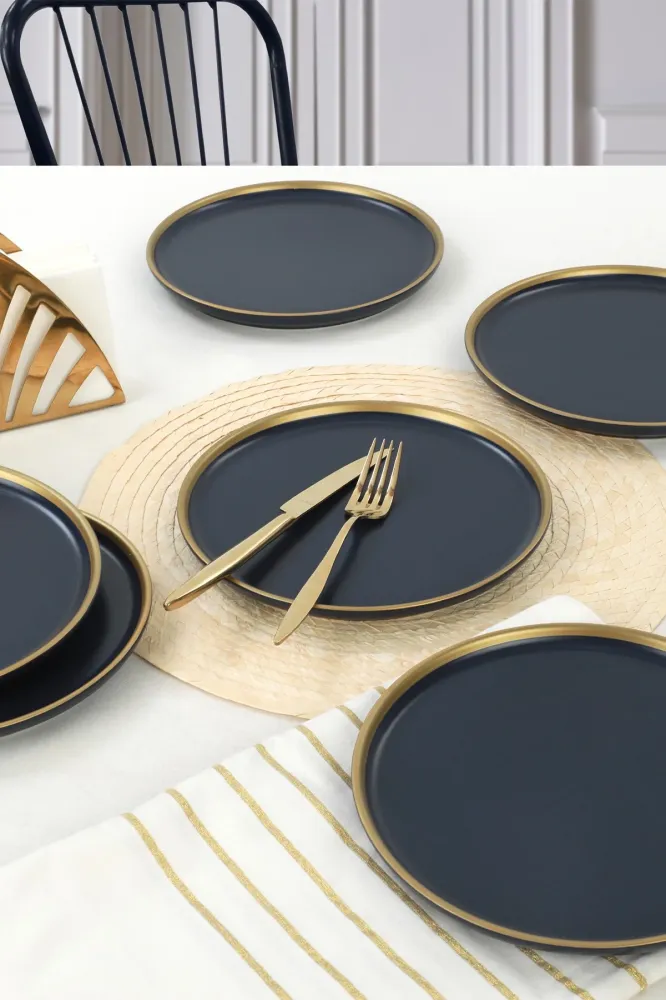 Set van 6 dessertborden Florien Asir Group