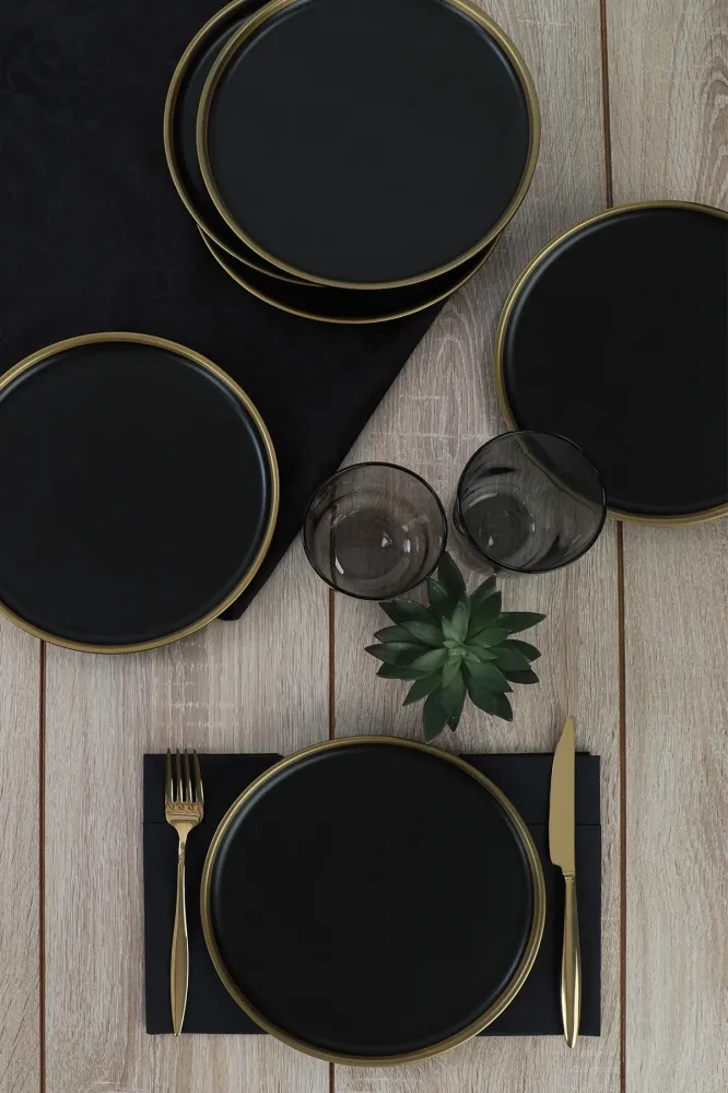 Set van 6 dessertborden Florien Asir Group