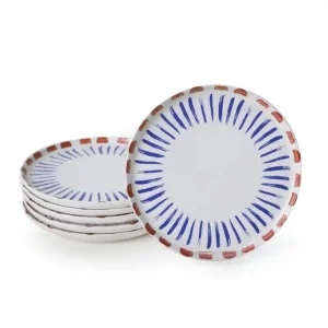 Set van 6 taartborden Stein keramiek Asir Group