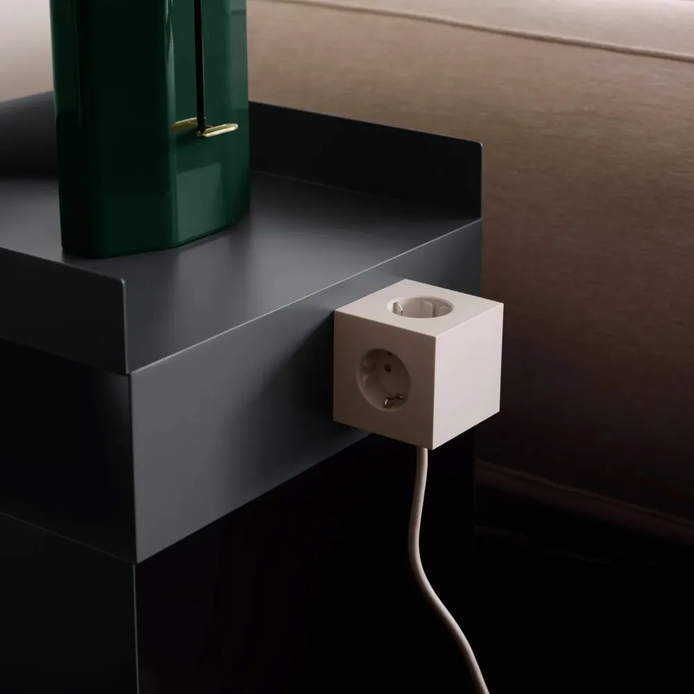 Avolt Square 1 USB-C Stekkerdoos Beige 1,8 m