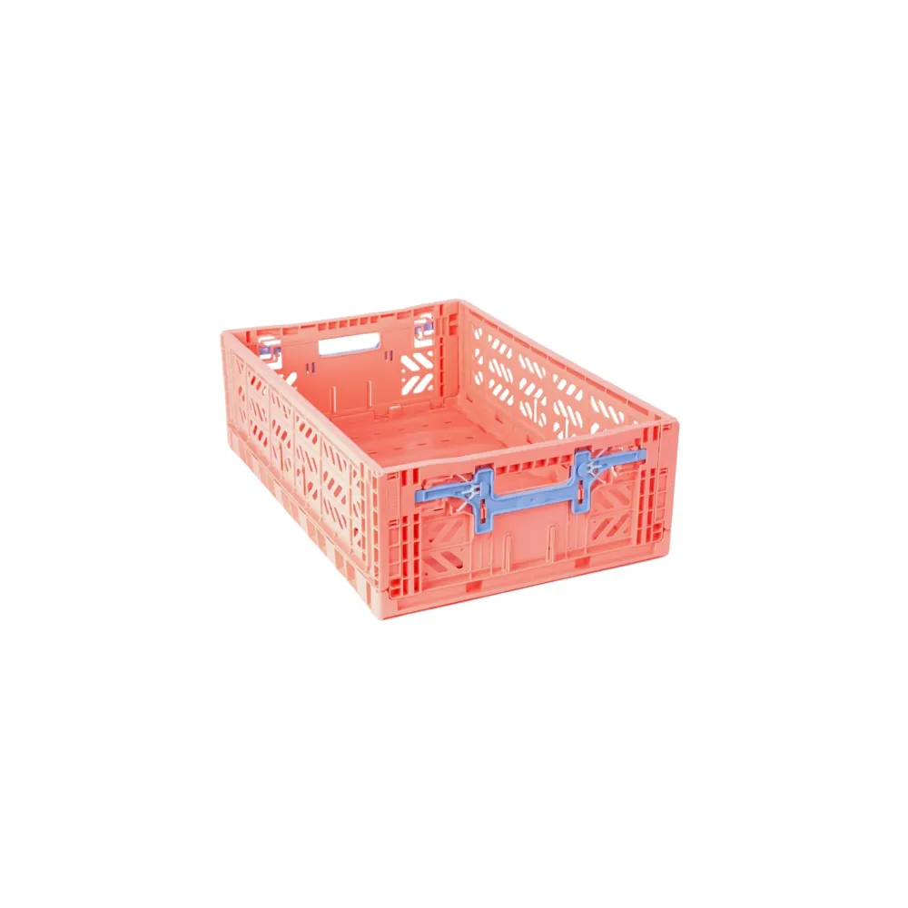 Aykasa Vouwkrat Maxi Comfort Lock Zalmroze / Babyblauw