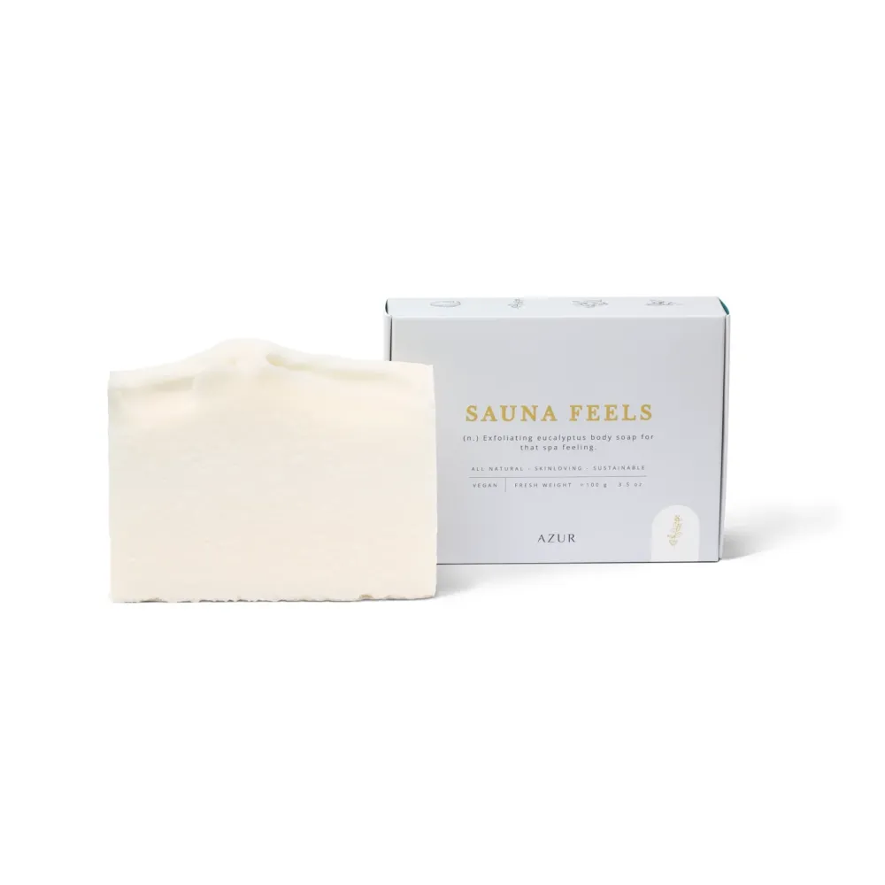 Azur Sauna Feels Natuurlijke Scrub Zeep Bar