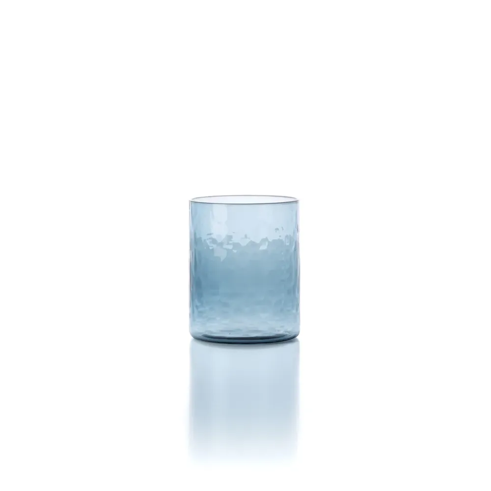 De Azure Gehamerde Hoge Tumbler – Blauw