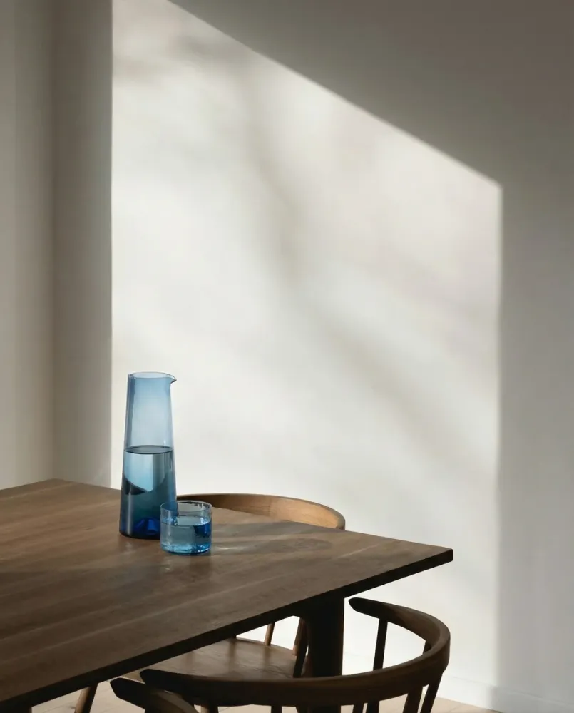 De Azure Gehamerde Lage Tumbler – Blauw