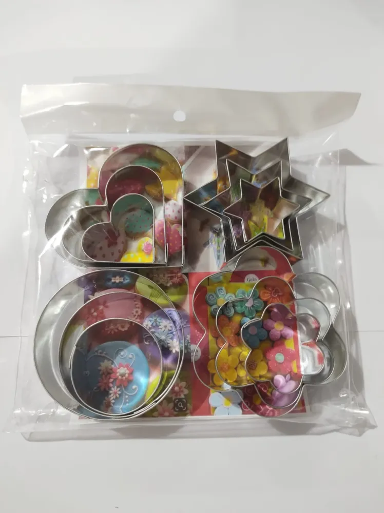 Cortadores Figuras Geometricas 12 pz Bakers Depot