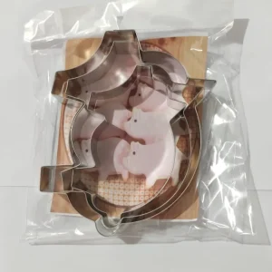 Cortadores de Galleta Cerdito 3 pz Bakers Depot
