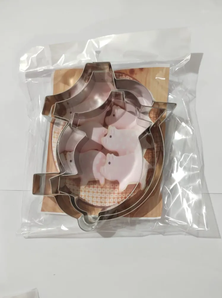 Cortadores de Galleta Cerdito 3 pz Bakers Depot