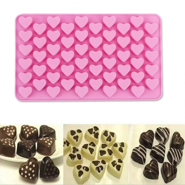 Molde Silicon Corazon Mini Bakers Depot