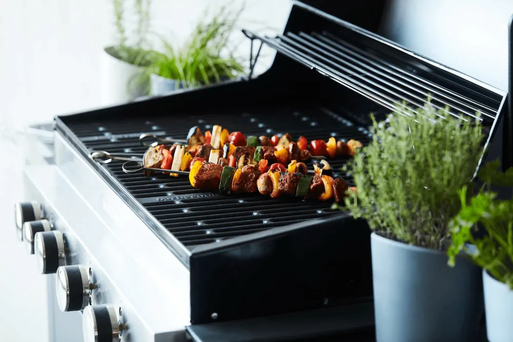 Barbecook Set van 10 spiesen uit rvs 33cm