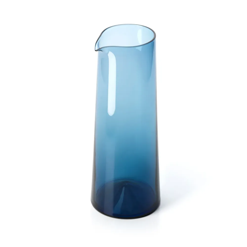 De azuurkleurige karaf - blauw Bazar Bizar Antwerp