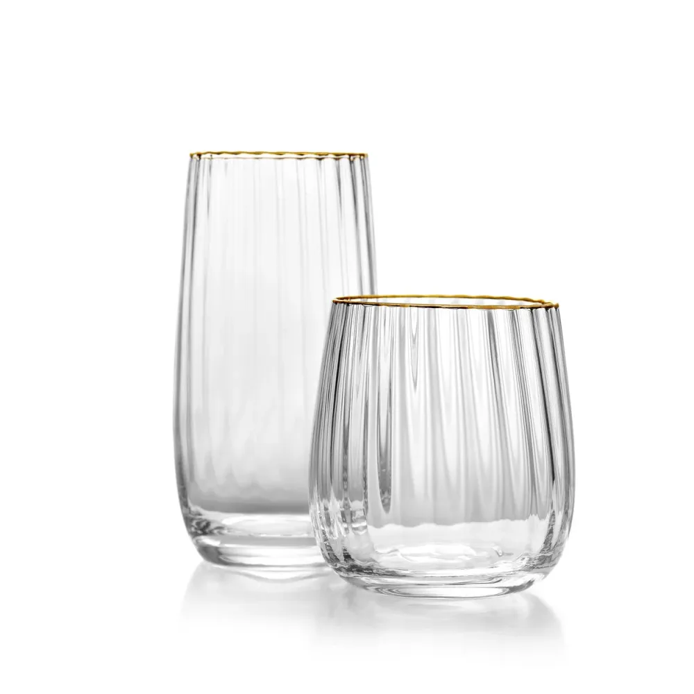 De Gouden Rand Tumbler - Natuurlijk Goud Bazar Bizar Antwerp