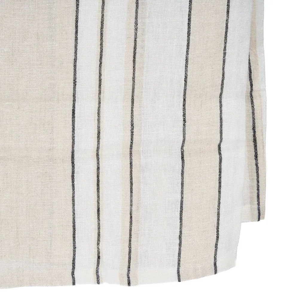 Het Provence-tafelkleed - naturel, zwart en wit - 150x300 Bazar Bizar Antwerp