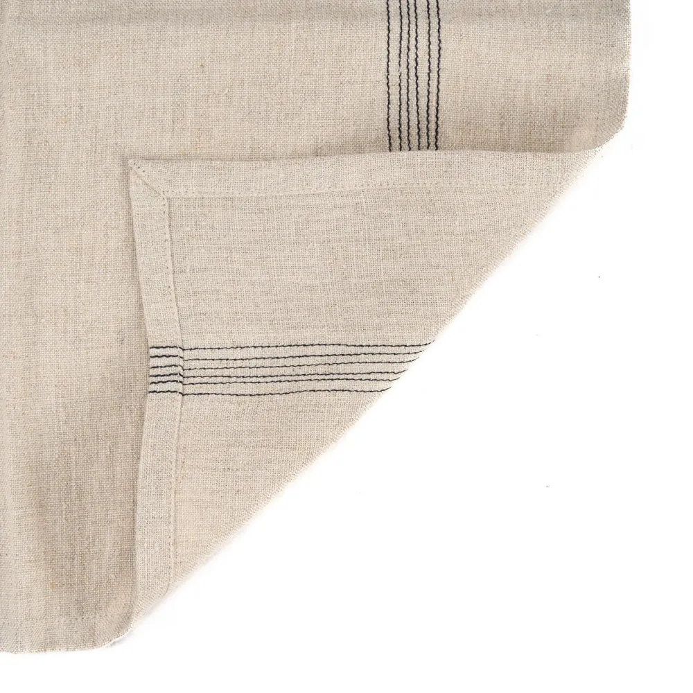De Lint Biscuit-servet - natuurlijk zwart - 45x45 Bazar Bizar Antwerp
