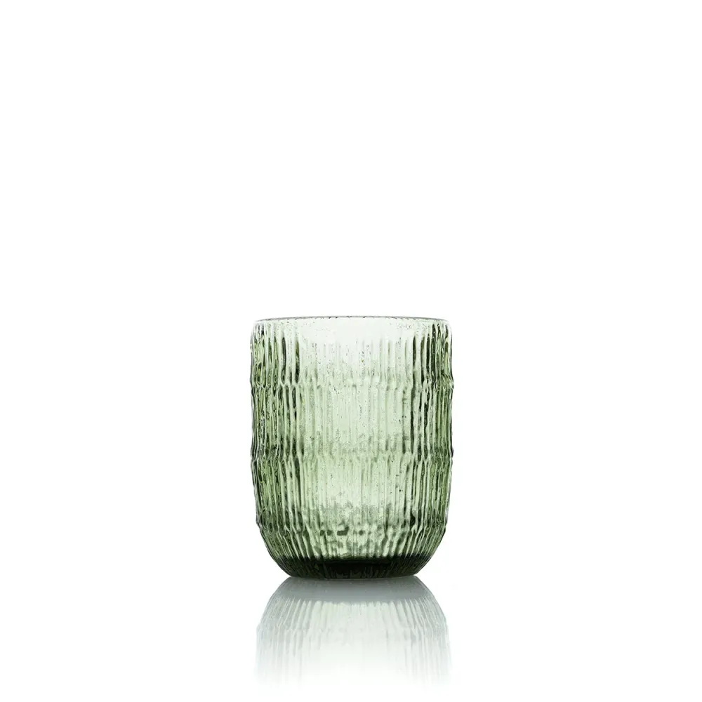 Moss Ripple waterglas - groen Bazar Bizar Antwerp